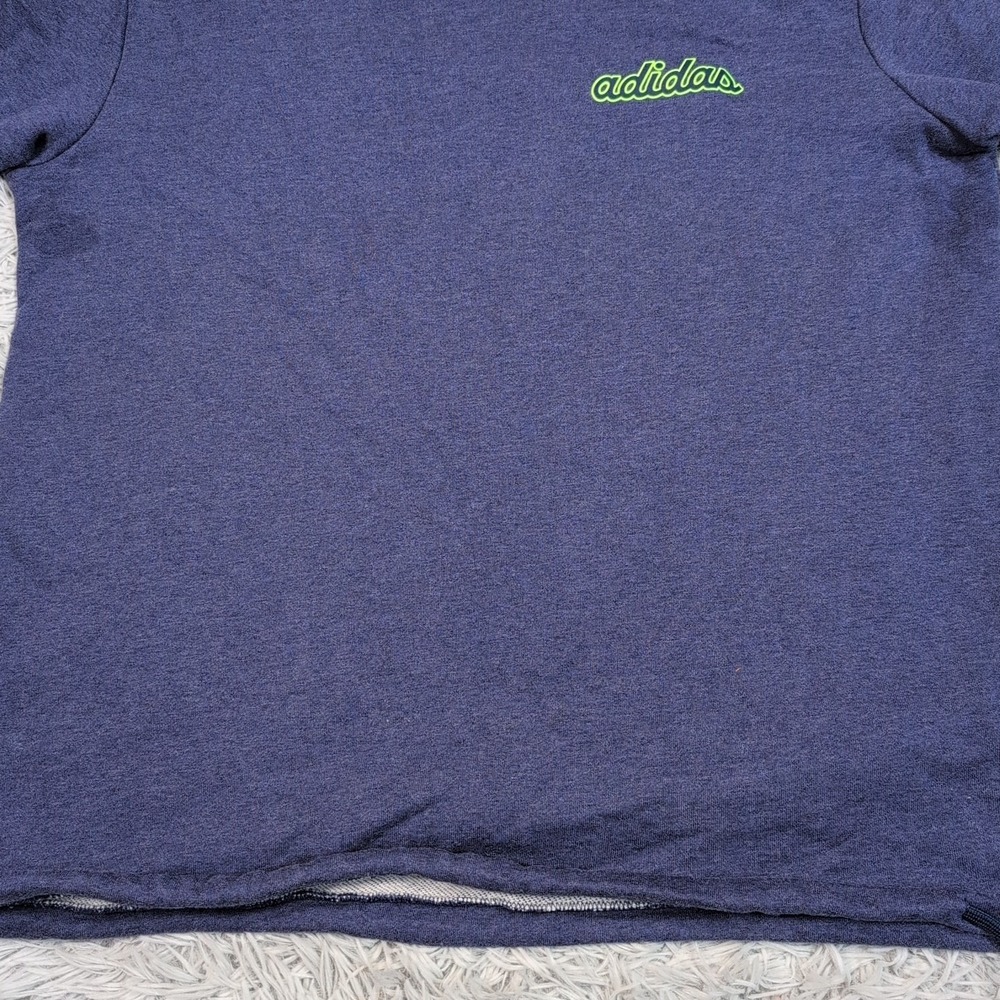 Adidas Sweatshirt Womens‎ XL Blue Athletic Comfort Streetwear Soft Chore - Picture 8 of 13